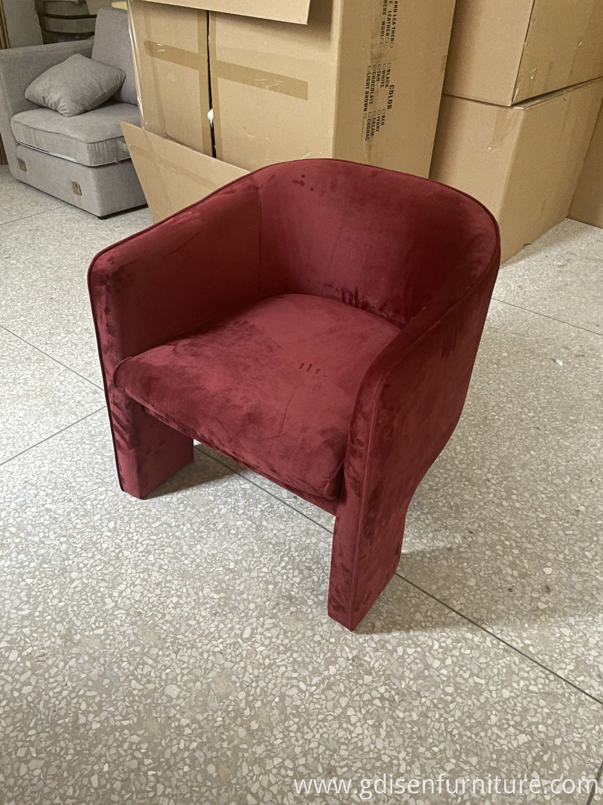 Elegant European Upholstery Vladimir Kagan Chair